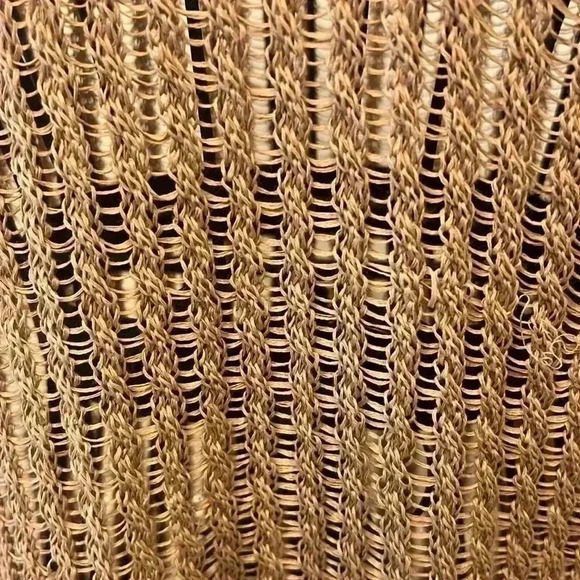 Zara Open Knit Round Neck Tank Sweater-Sz M - Picture 2 of 7